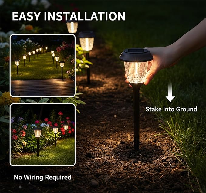 XMCOSY+ Solar Lights Outdoor 10/25 LM LED - Image 6