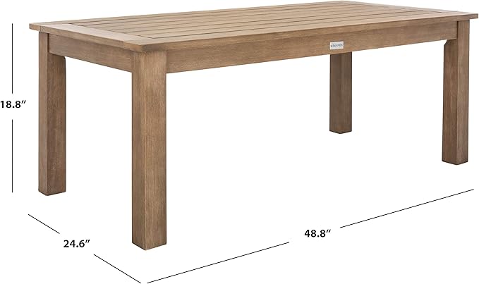 SAFAVIEH Couture Outdoor Patio Furniture Collection – Santa Cruz Coffee Table - Image 3