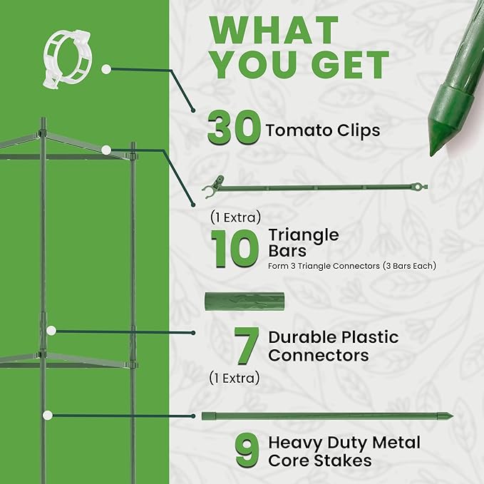 Tomato Cage - Large Trellis Stakes and Plant Support Structures - Image 2