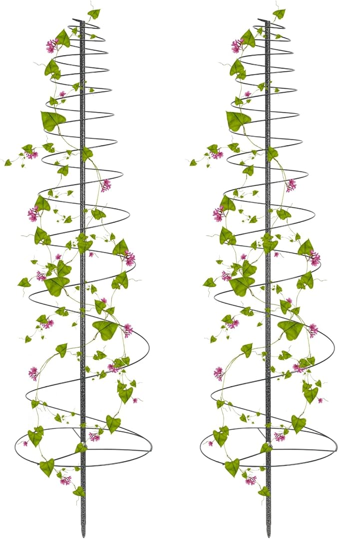 Trellis for Climbing Plants Outdoor, 2 Pack 73inch Tall Plants Trellis Support by Daneried
