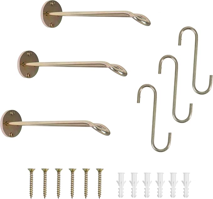 Ilyapa 3 Pack Metal Wall Plant Hangers - Image 7