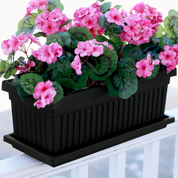 The HC Companies Venetian Window Planter Box w/Drain Plug - Image 2