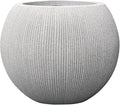 11.8" H X 14.5" D Round Plastic Planter by UPPERSTONELIVING