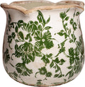 Tuscan Ceramic Plant Pots, 6.11 Inch Vintage Planters by XiaanJiaju
