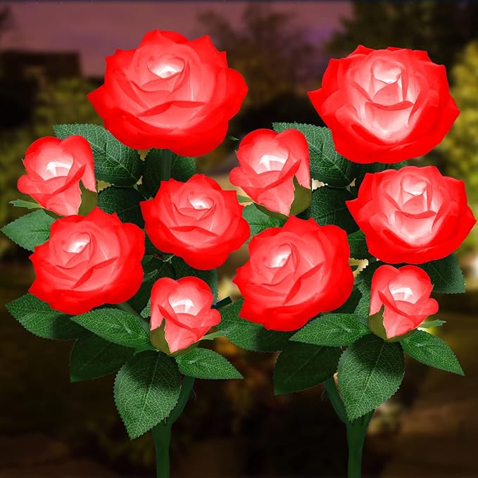 Solar Flower Lights Outdoor by LightYourLife