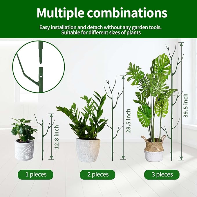4 Pack Plant Support Stakes, Plant Stakes - Image 3
