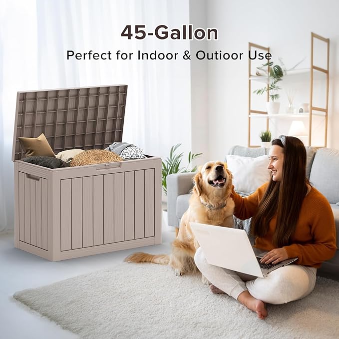 ROJIK Outdoor Storage Housing Deck Box - Image 2
