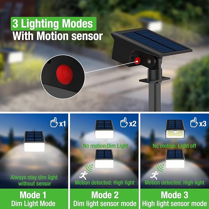 nipify 8 Pack Solar Spot Lights Outdoor - Image 2