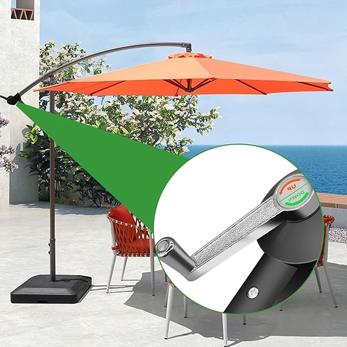 Cantilever Umbrella Parts, Adjustable Patio Umbrella Replacement Parts Umbrella - Image 5