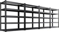 Set of 4 71"H Garage Shelving-3000LBS 5 Tier Storage Shelves, Adjustable Heavy by Unknown