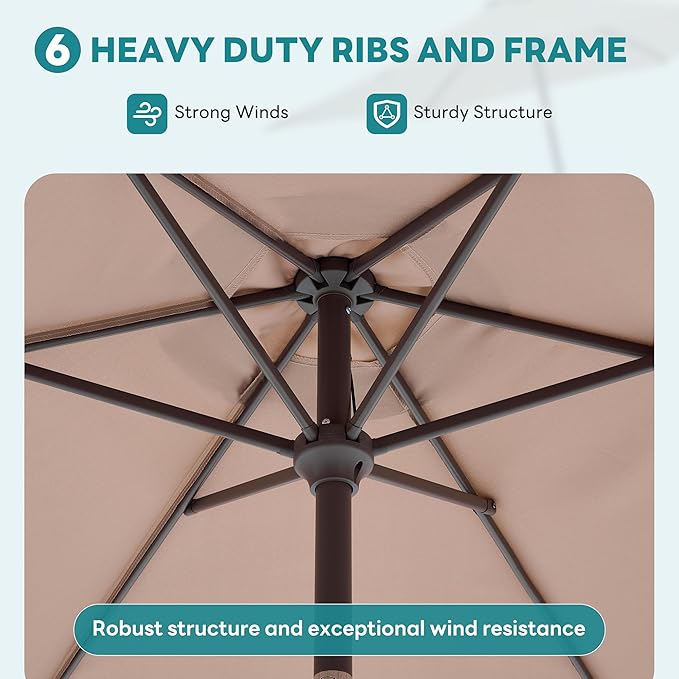 OLIXIS 7.5ft Patio Umbrella - Image 3
