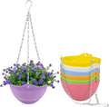 Foraineam Set of 7 Colors Self-Watering Hanging Planter Indoor Outdoor Garden by Foraineam