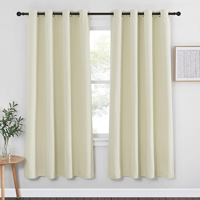 NICETOWN Blackout Bedroom Curtain 72 inches Length by NICETOWN