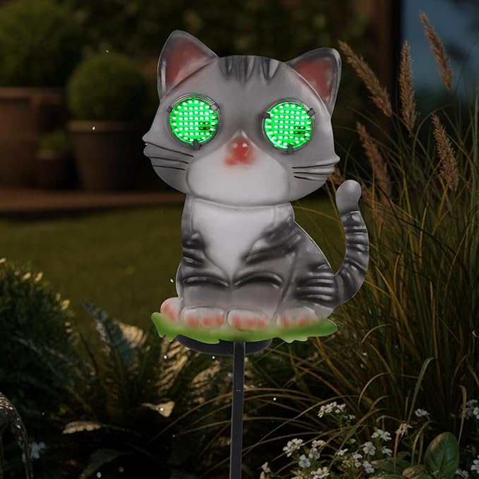 Cat Solar Garden Stakes 39.3inch - Image 7