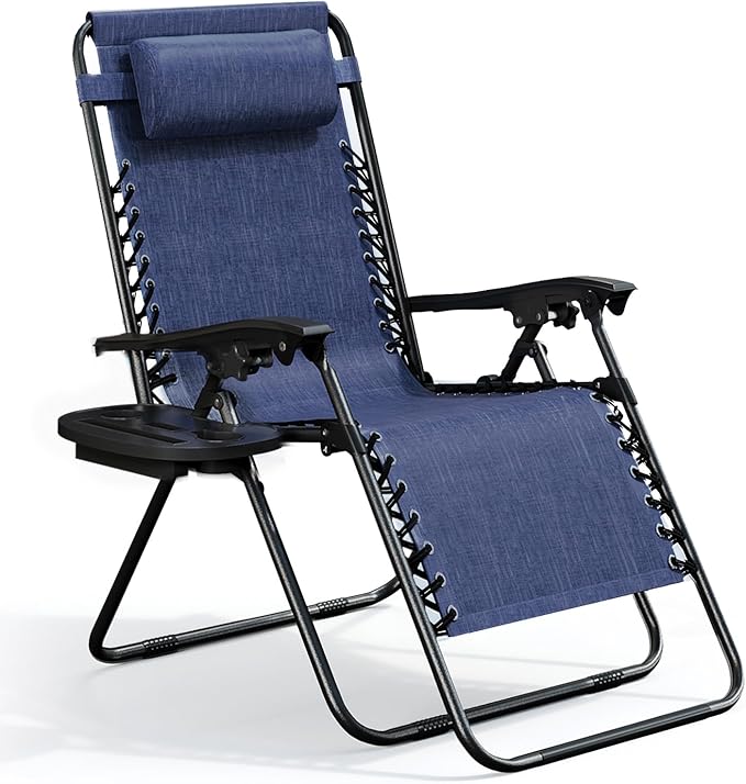 Nestl Zero Gravity Chairs, Portable Patio Lounge Chair Outdoor by Nestl