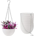 Foraineam 10 Pieces 6 Inch Hanging Planters, Garden Self-Watering Flower Plant by Foraineam
