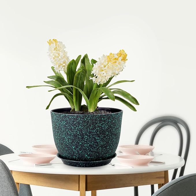 12 inch Large Plant Pots, Plastic Planters - Image 7