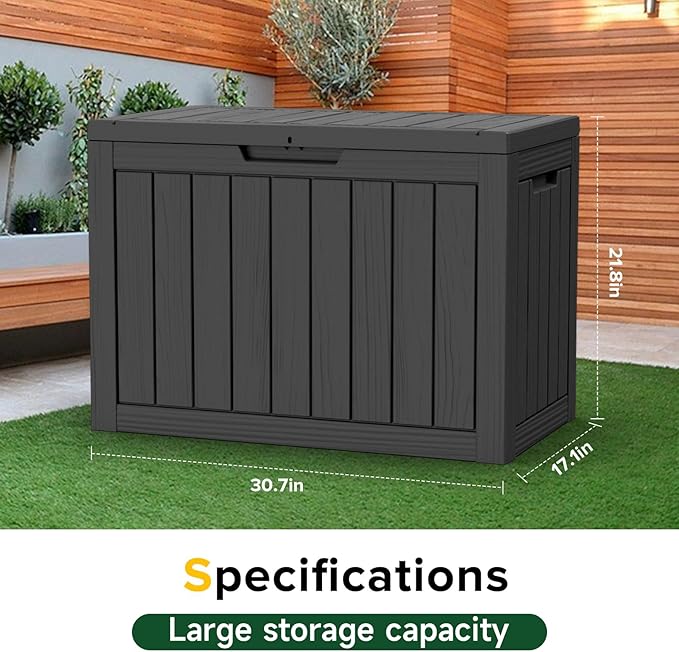 ROJIK Outdoor Storage Housing Deck Box - Image 3