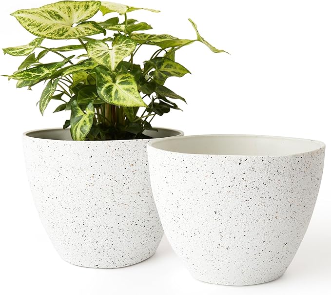 LA JOLIE MUSE Flower Pots Outdoor Garden Planters, Indoor Plant Pots by LaJol%C3%ADeMuse