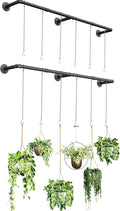 Plant Haning Rod, 2 Pack Hanging Planters by SOFITORG