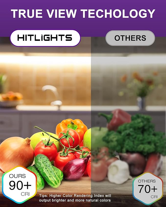 HitLights LED Strip Lights Warm White 3000K, 16.4ft High Density Tape Light - Image 4