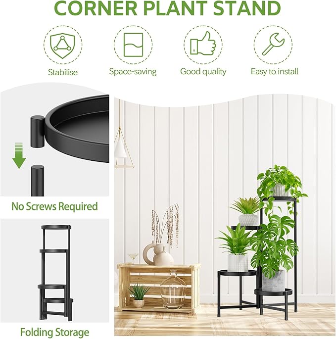 iDavosic.ly 4 Tier Large Plant Stand Indoor - Image 4