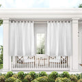 Exclusive Home Cabana Solid Indoor/Outdoor Light Filtering Hook-and-Loop Tab by TownCountryLiving