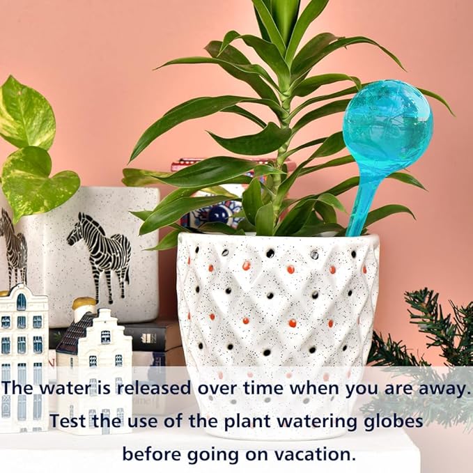 Plant Watering Stakes, Large 12pcs Flower Automatic Watering Bulbs, Plastic - Image 7