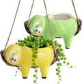 Hacaroa 2 Pack Sloth Hanging Planters by Hacaroa
