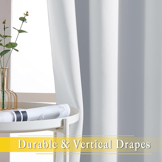 NICETOWN Patio Door Curtain Vertical Blinds, Grommet Top Room Divider Curtain - Image 6