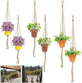Keadic 6Pcs Macrame Plant Hanger, 3 Sizes Indoor Hanging Plant Holder Hanging by Keadic