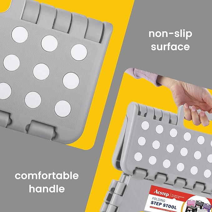ACSTEP Folding Step Stool 11'' Foldable Step Stool - Image 3