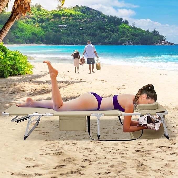 ABORON 3 in 1 Sun Tanning Chair Oversized - Image 2