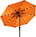 Best Choice Products 10ft Solar Polyester LED Lighted Patio Umbrella w/Tilt by BestChoiceProducts