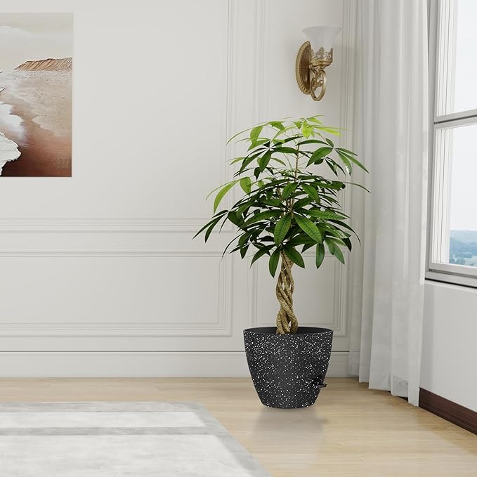 12 Inch Large Self Watering Pots, Flower Pots - Image 6