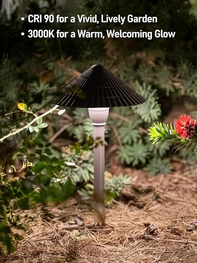 LEONLITE 12-Pack LED Low Voltage Landscape Lights, 3W Cast-Aluminum 12-24V - Image 4