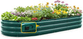 KING BIRD Raised Garden Bed Kit 2025 Upgraded Quick-Setup Galvanized Planter by KINGBIRD