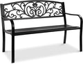 Best Choice Products Outdoor Bench Steel Garden Patio Porch Furniture by BestChoiceProducts