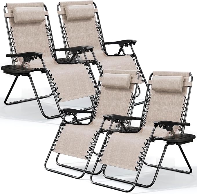Nestl Zero Gravity Chairs Set of 4 by Nestl