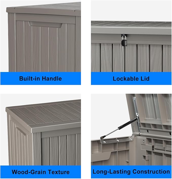 ROJIK Outdoor Storage Housing Deck Box - Image 5