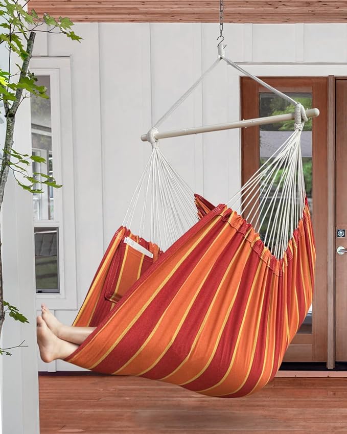 XXL Hammock Chair Hanging Rope Swing - Image 6
