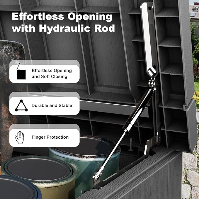 ROJIK Outdoor Storage Housing Deck Box - Image 3