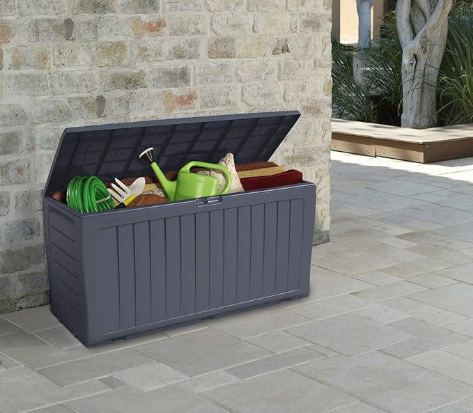 Keter Marvel Plus 71 Gallon Resin Outdoor Storage Box - Image 9