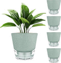 Green Self Watering Plant Pots by HYNZ