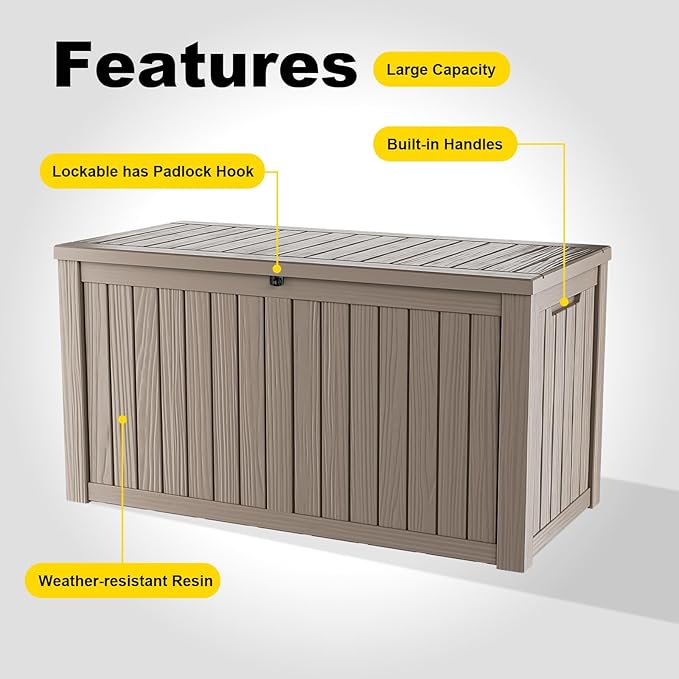 ROJIK Outdoor Storage Housing Deck Box - Image 7