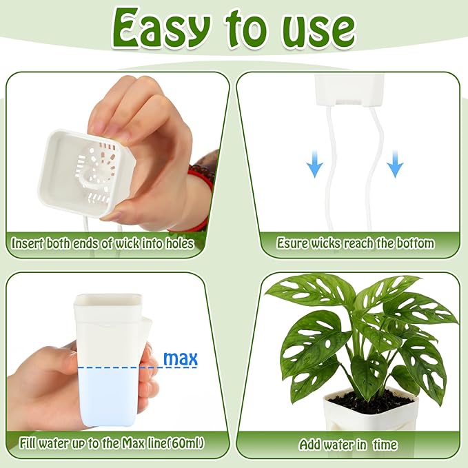 LemonRoad 20 Pack 2" Small Self Watering Pots - Image 4
