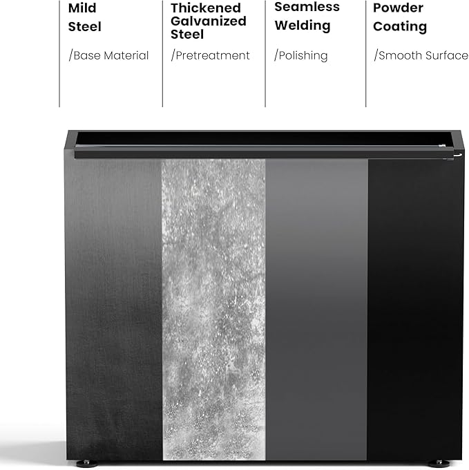 GSK Black Metal Planter Box - Image 6