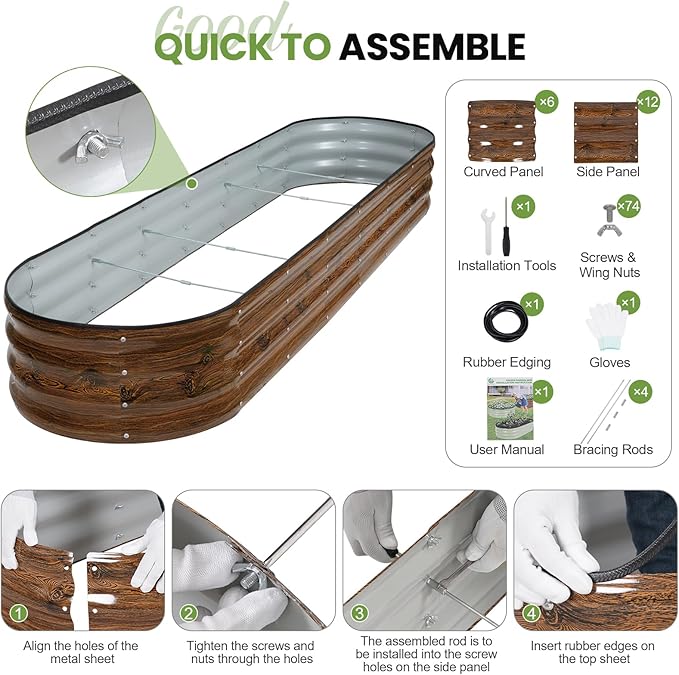 G GOOD GAIN Raised Garden Beds - Image 5