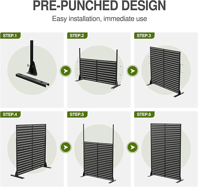 Casaphoria Metal Privacy Screen Outdoor - Image 8