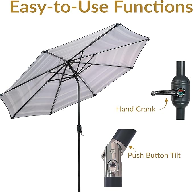 Sunnydaze Outdoor Patio Umbrella - Image 2